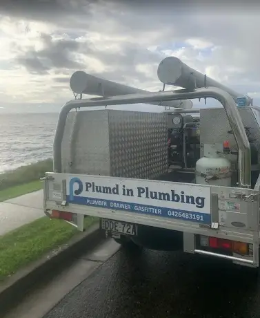 Plumd In Plumbing Northern Beaches service truck ready for commercial plumbing maintenance.