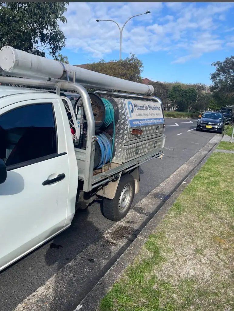 Plumber Bondi Beach Plumber Bondi Beach Plumd In Plumbing truck near Glenayr Avenue