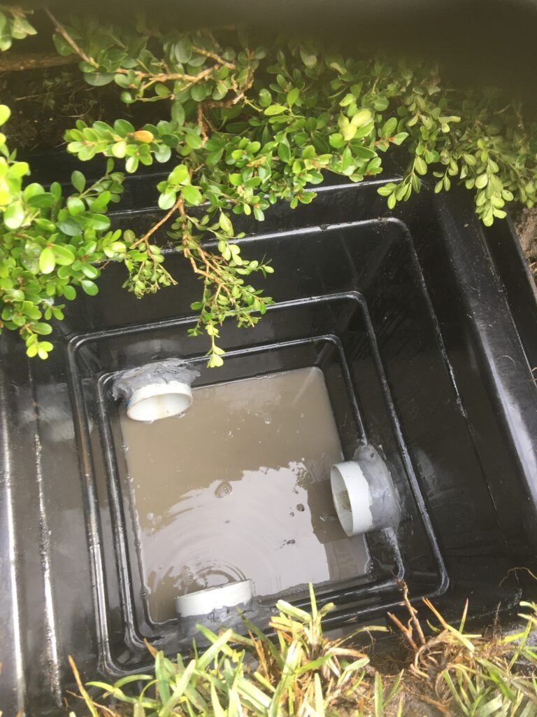Stormwater drainage pit installation by Plumd In Plumbing